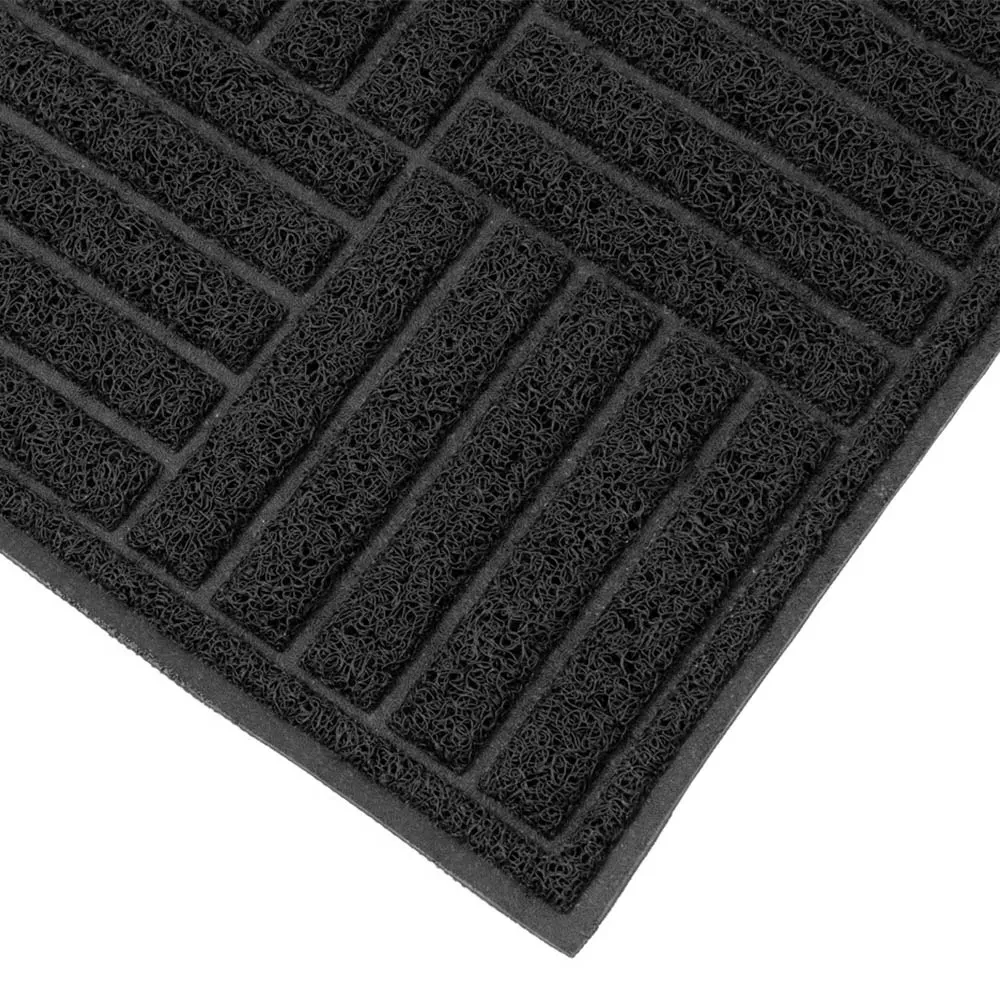 Square Mud Grabber Scraper Doormat - Grey