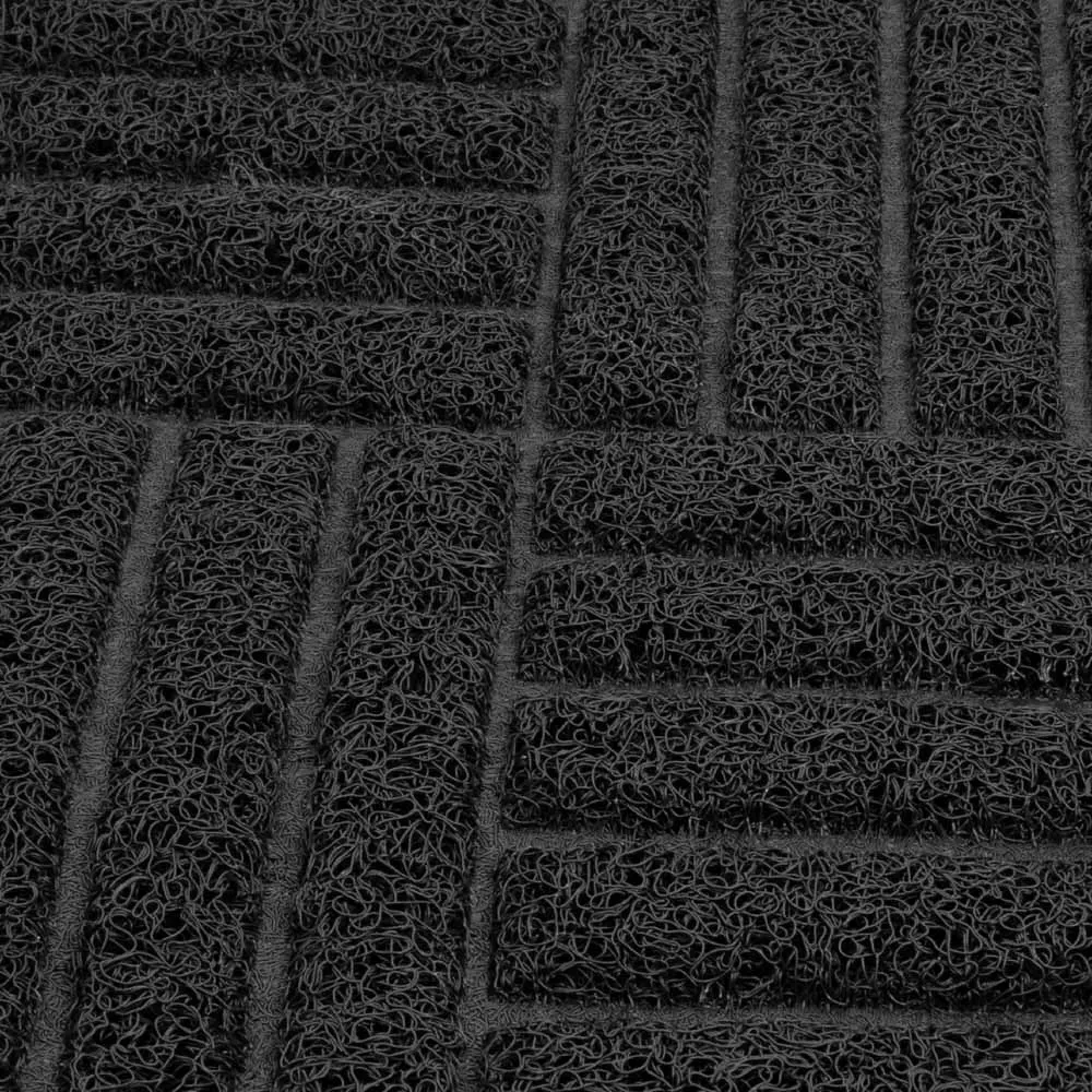 Square Mud Grabber Scraper Doormat - Grey