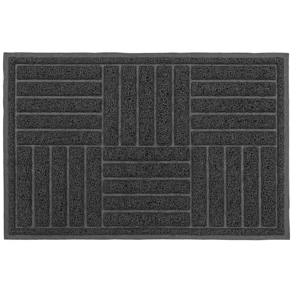 Square Mud Grabber Scraper Doormat - Grey image