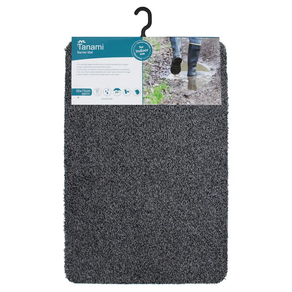 Tanami Barrier Doormat 2 Pack - Charcoal Grey