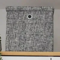 Urban Foldable Storage Box with Handles - Grey, Paper