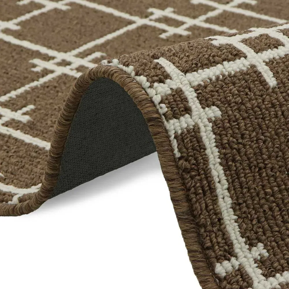 Vector Indoor Machine Washable Doormat - Brown