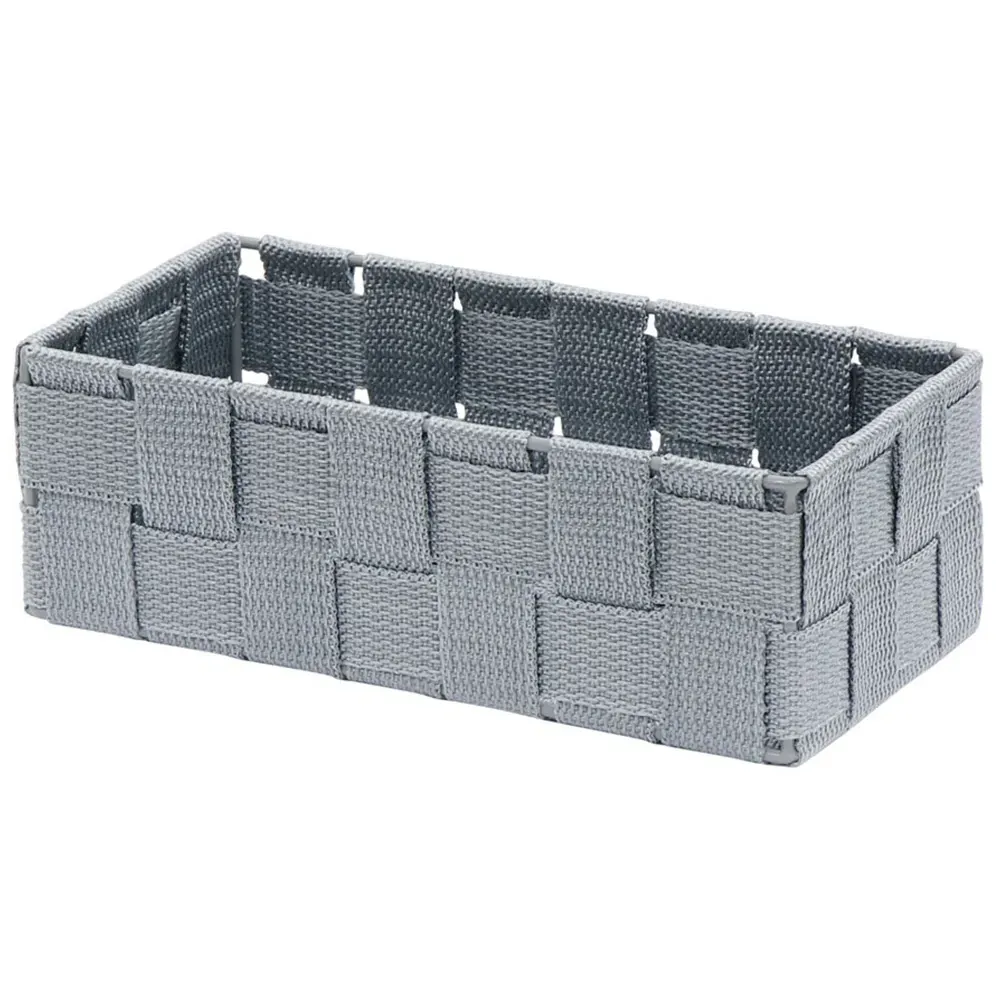 Vichy Nylon Storage Basket 4 Pack - Steel Grey