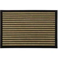 Vienna Lines Scraper Door Mat - Brown