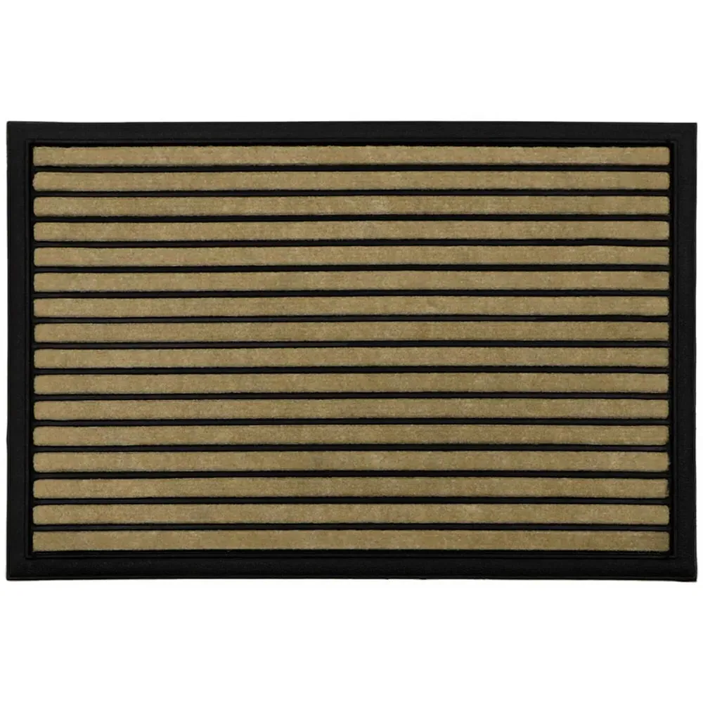 Vienna Lines Scraper Door Mat - Brown image