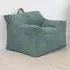 Bean Bag Chair with Back Support - Green, Cord