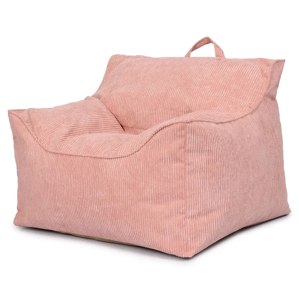 Bean Bag Chair with Back Support - Pink, Cord