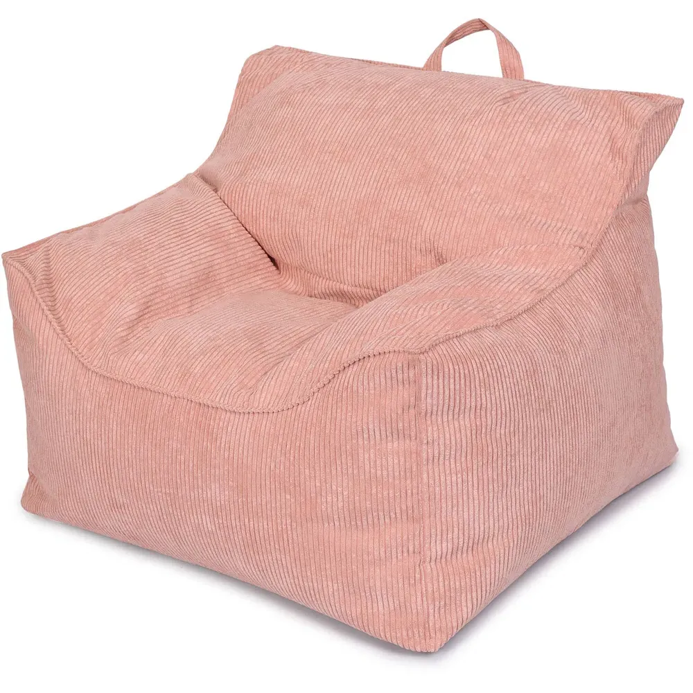 Bean Bag Chair with Back Support - Pink, Cord