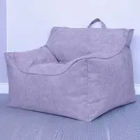 Bean Bag Chair with Back Support - Purple, Cord