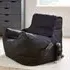 Bean Bag Chair with Pocket - Black