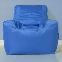 Bean Bag Chair with Pocket - Blue
