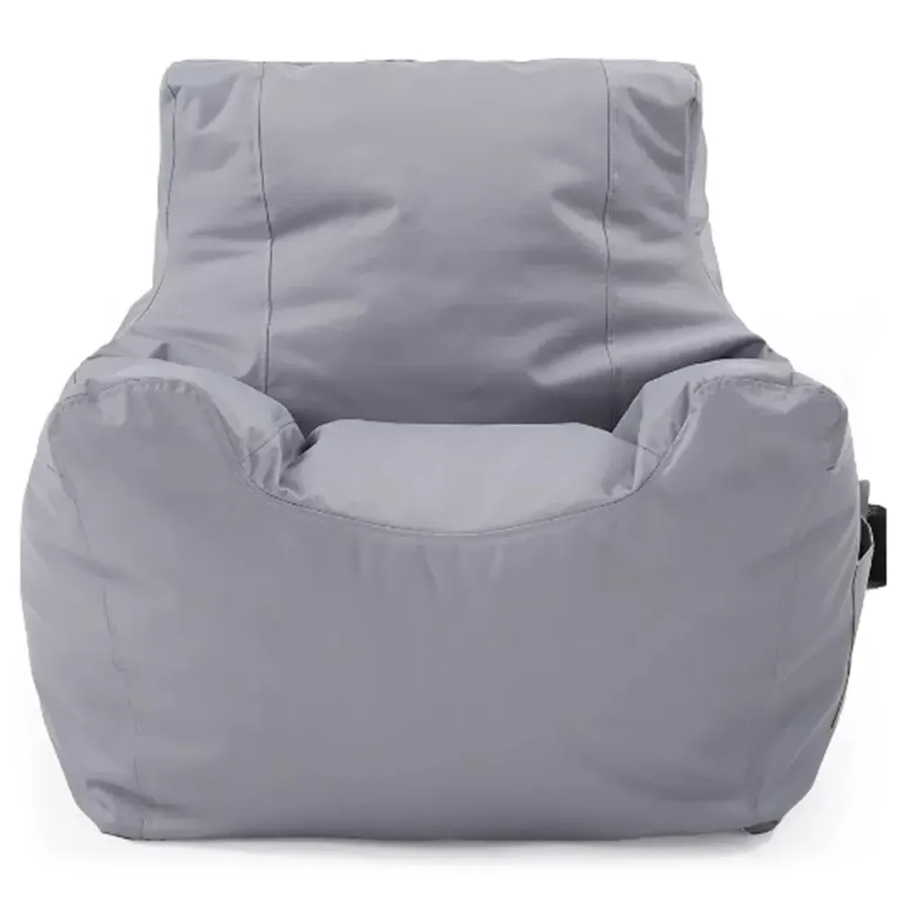 Bean Bag Chair with Pocket - Grey