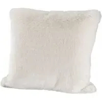 Faux Fur Cushion - Cream