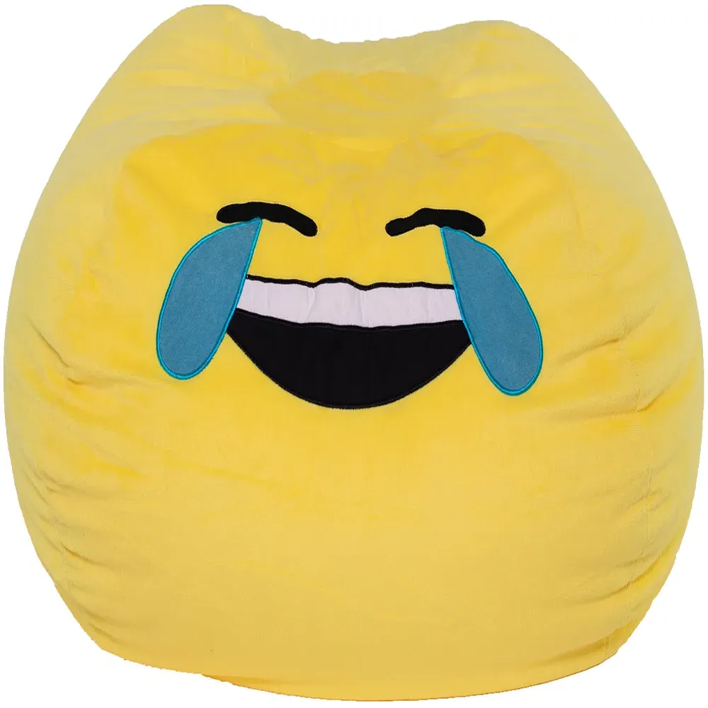 Gomoji Laugh Bean Bag - Yellow