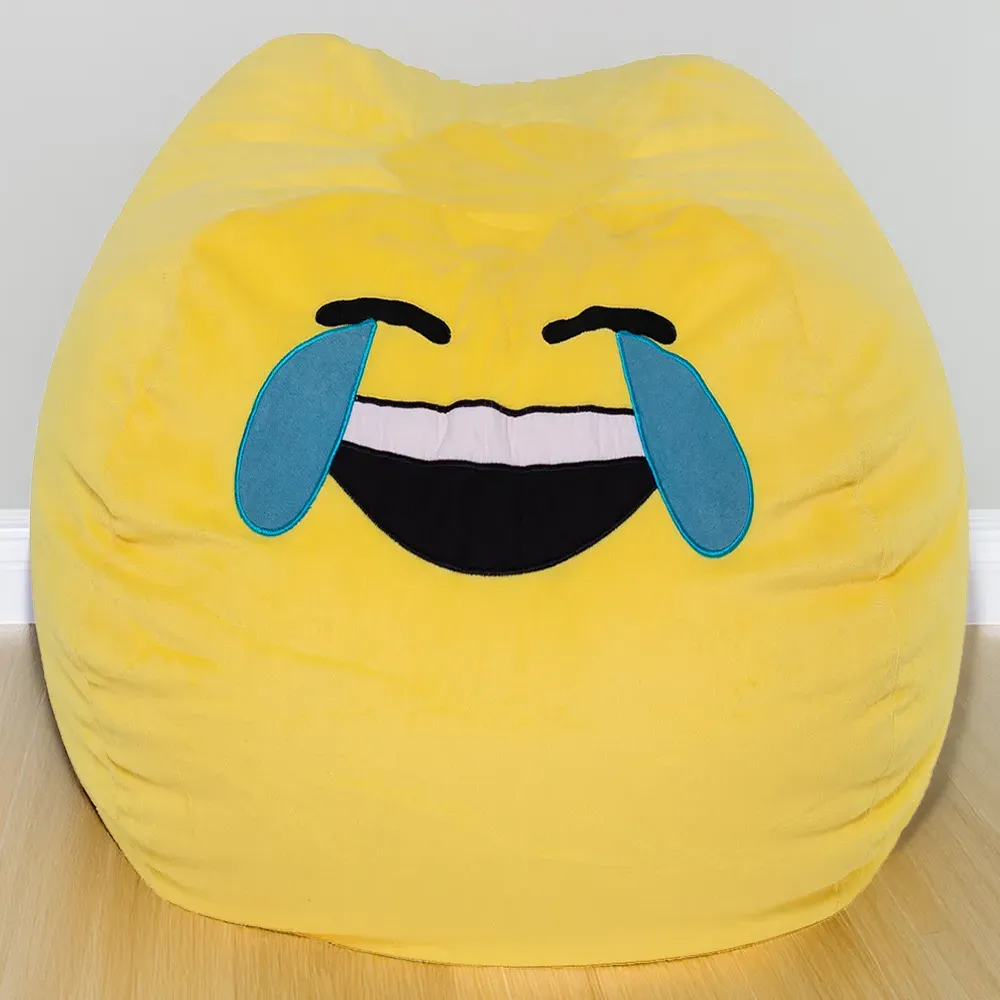 Gomoji Laugh Bean Bag - Yellow