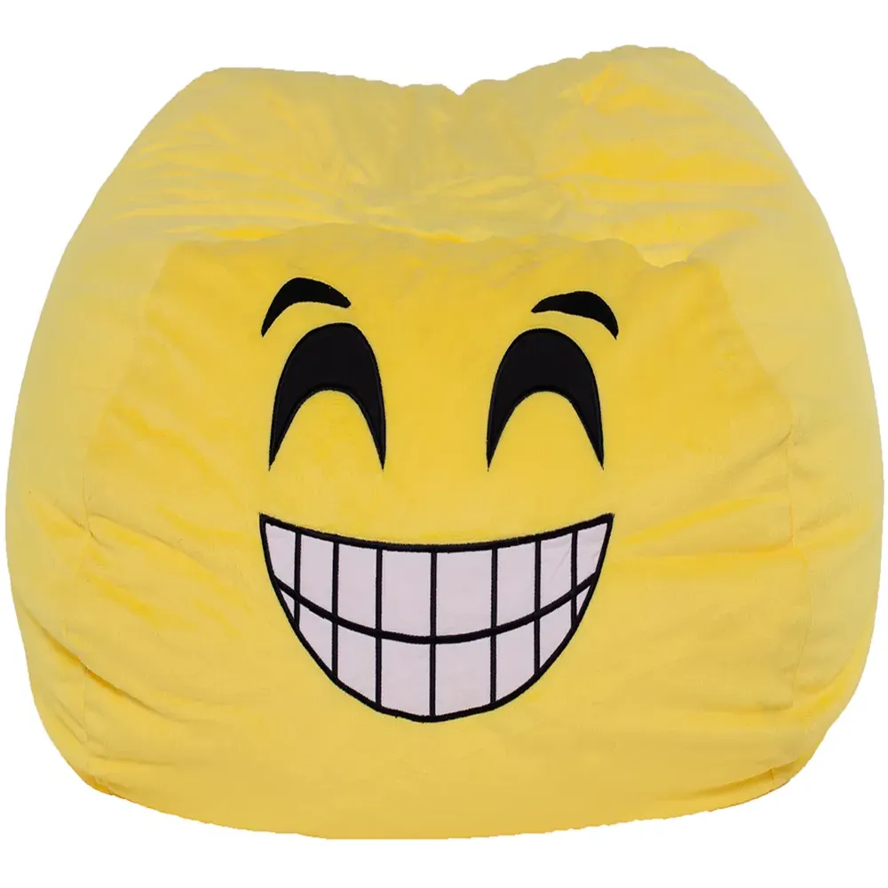 Gomoji Smiley Bean Bag - Yellow