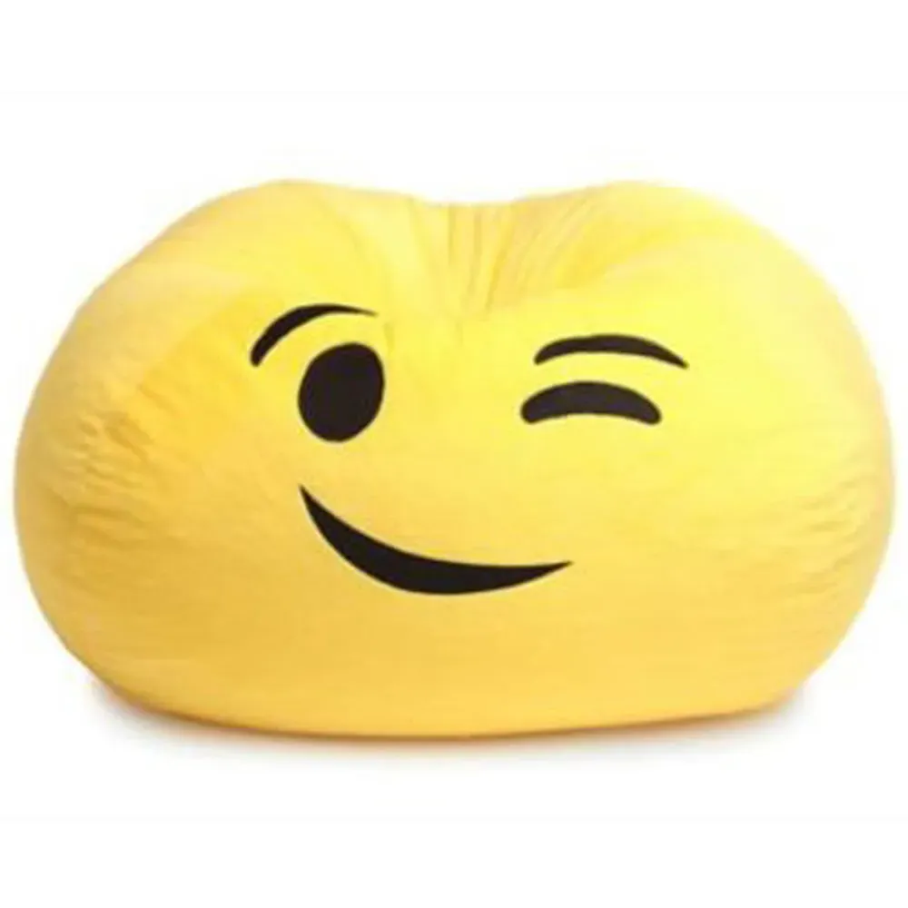 Gomoji Wink Bean Bag - Yellow
