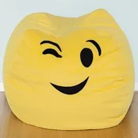 Gomoji Wink Bean Bag - Yellow