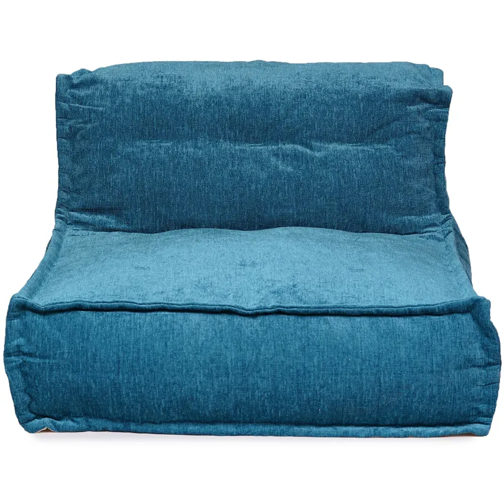Hand Quilt Lounger - Blue, Chenille