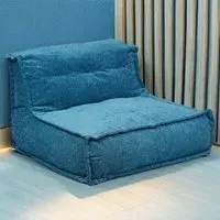Hand Quilt Lounger - Blue, Chenille