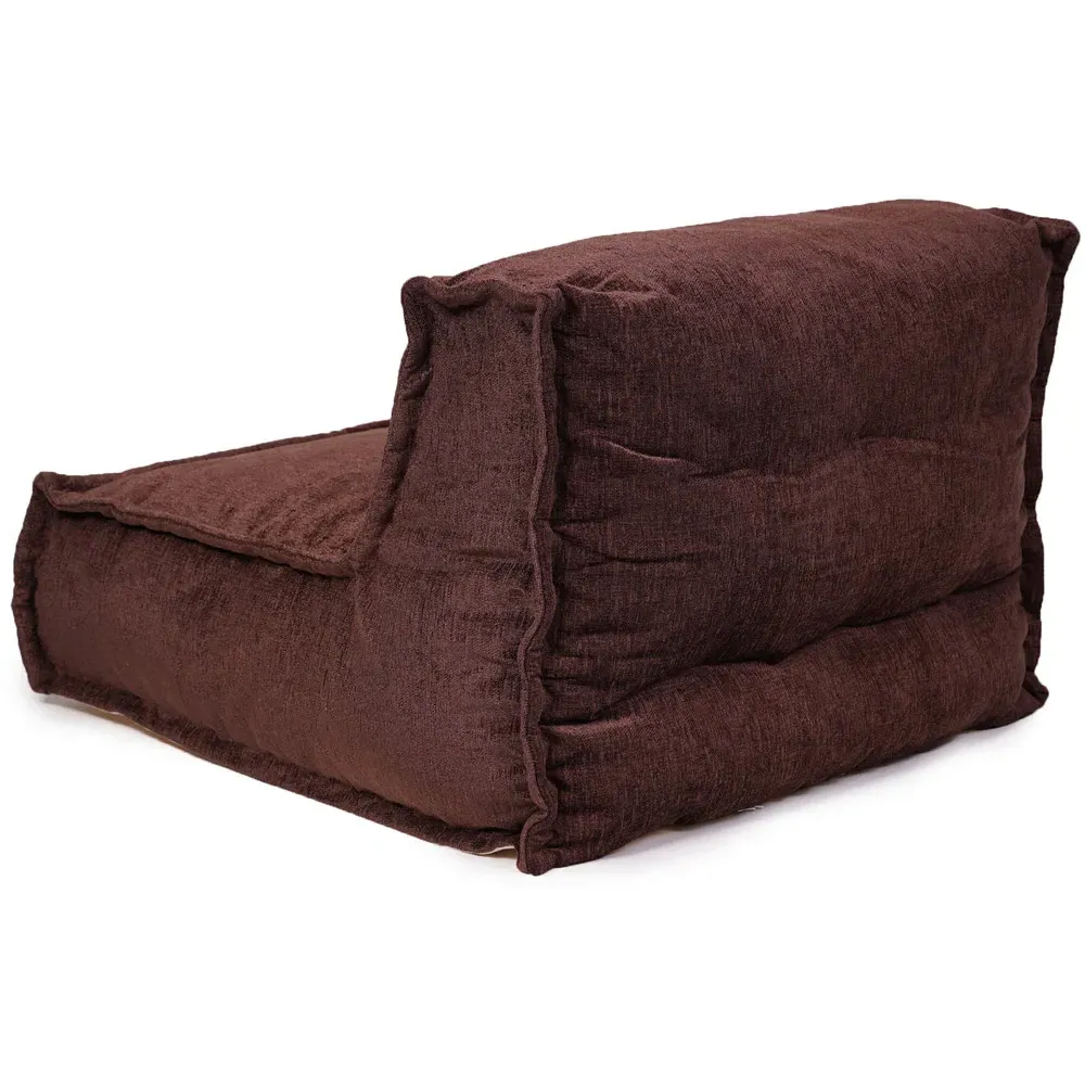 Hand Quilt Lounger - Brown, Chenille