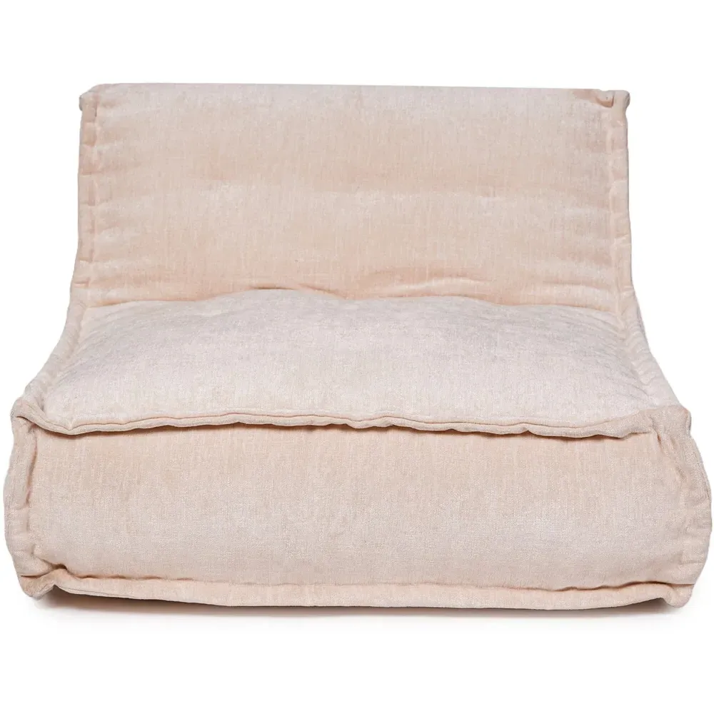 Hand Quilt Lounger - Cream, Chenille