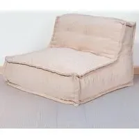 Hand Quilt Lounger - Cream, Chenille
