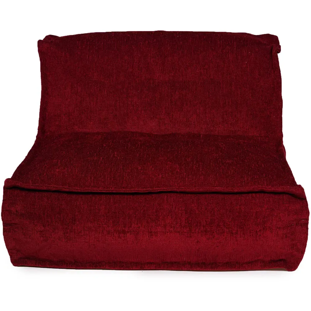 Hand Quilt Lounger - Red, Chenille