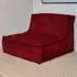Hand Quilt Lounger - Red, Chenille