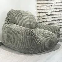 Kaikoo Bounce Chair - Grey, Cut Fur