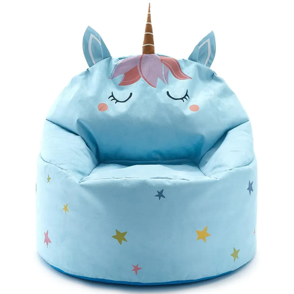 Kaikoo Unicorn Bean Bag - Blue