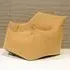 Large Bean Bag Chair - Yellow, Brushed Polyester