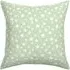 Mint Blue Print Cushion - Blue, Cotton