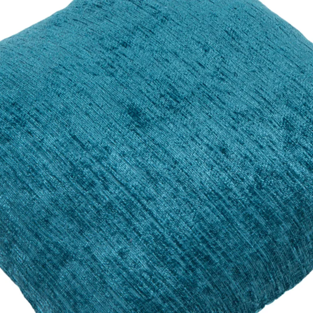 Square Chenille Cushion - Teal