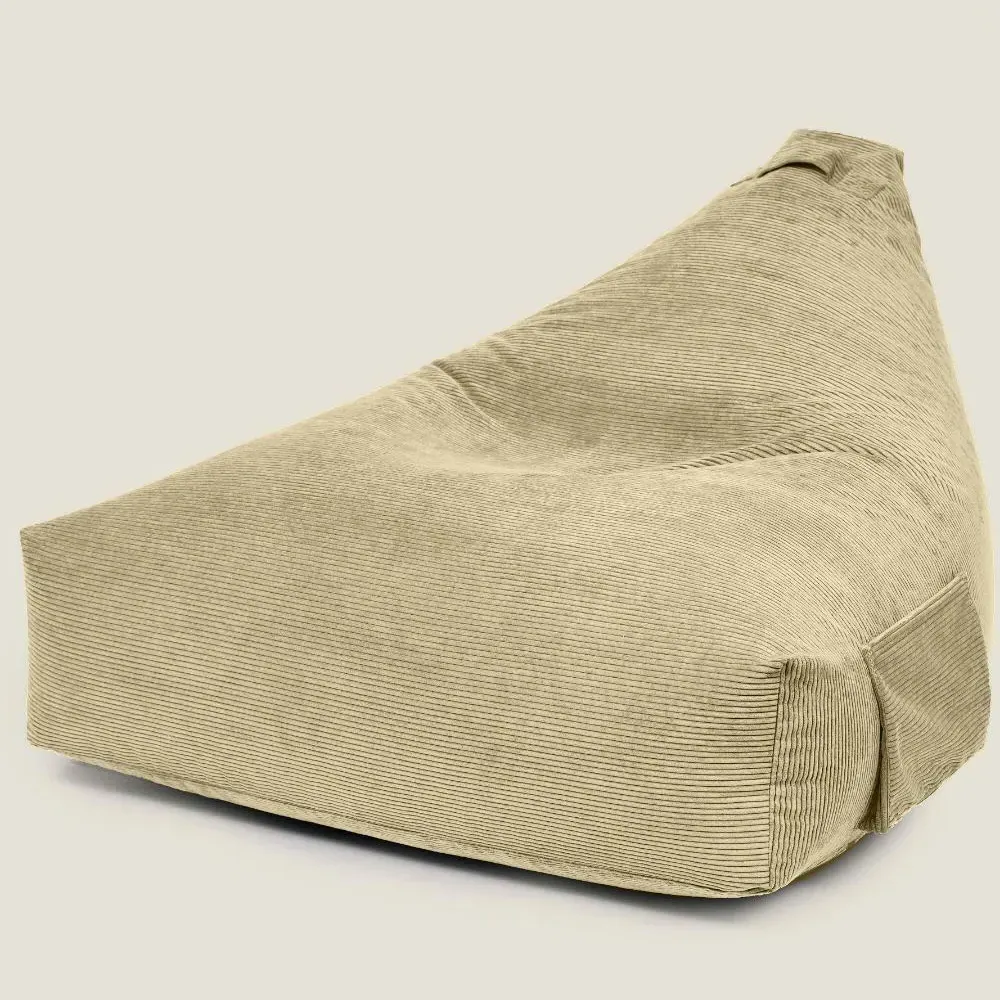 Sumo XL Tripod Bean Bag with Storage - Cream, Cord
