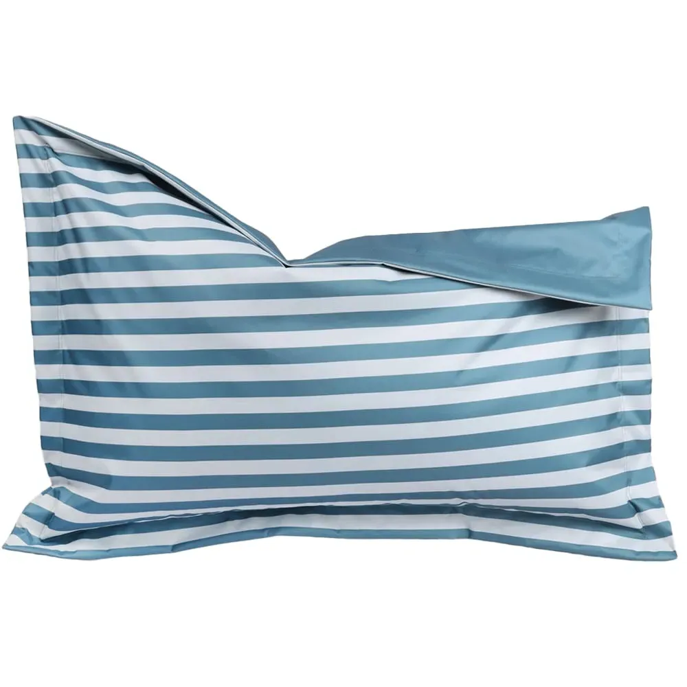 XL Floor Cushion Reversible - Blue, Stripe image