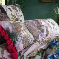 The Forest at Twilight Cushion 30 x 80cm - Pink