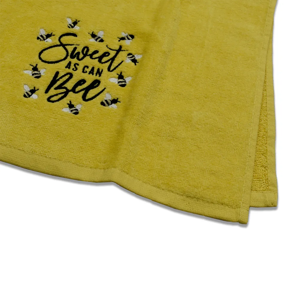 3 Piece Bee Kind Tea Towel Set - Multi, Cotton