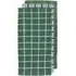 Ripple Check Tea Towel 3 Pack - Green, Cotton