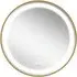 Round LED Bathroom Mirror - Gold