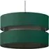 2 Tier Pendant Light Shade - Green, Fabric