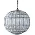 Apollo Sphere Pendant Light with Acrylic Crystals - Chrome