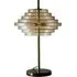 Aspen Tiered Table Lamp - Brass, Amber Glass