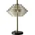 Aspen Tiered Table Lamp - Brass, Clear Glass