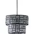 Bronx 2 Tier Pendant Light - Black, Acrylic Glass