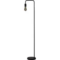 Caitlin Industrial Floor Lamp - Black, Metal