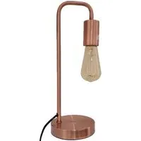 Caitlin Industrial Table Lamp - Copper, Metal