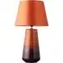 Ceramic Table Lamp with Shade - Orange