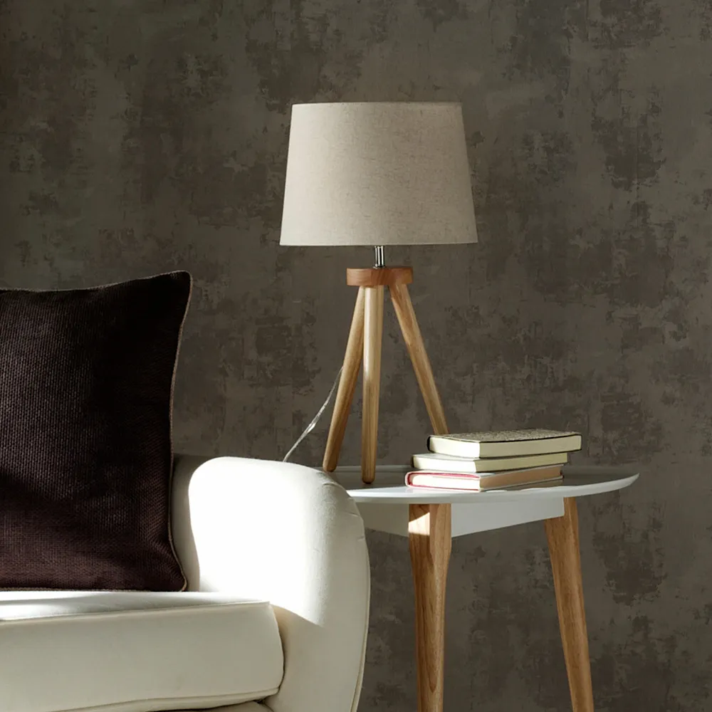 Chadwick Tripod Table Lamp - Natural, Beech Wood