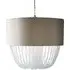 Charlotte Drum Pendant Light with Acrylic Beads - Grey